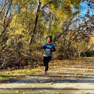 Running for my life!